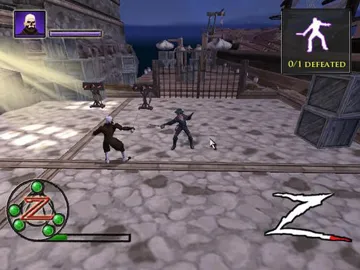 The Destiny of Zorro screen shot game playing